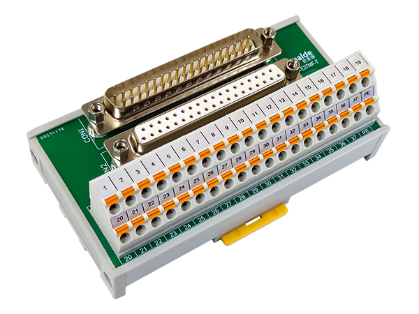 直插式DB接口端子臺(SMD-E37MF-T) 直插式DB接口端子臺(SMD-E37MF-T)